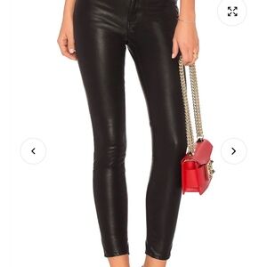 BlankNYC Black Faux Leather Pant Mid Rise Skinny